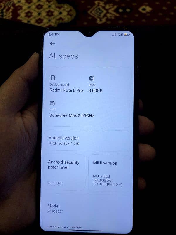 Redmi note 8 pro 8gb 128gb 6