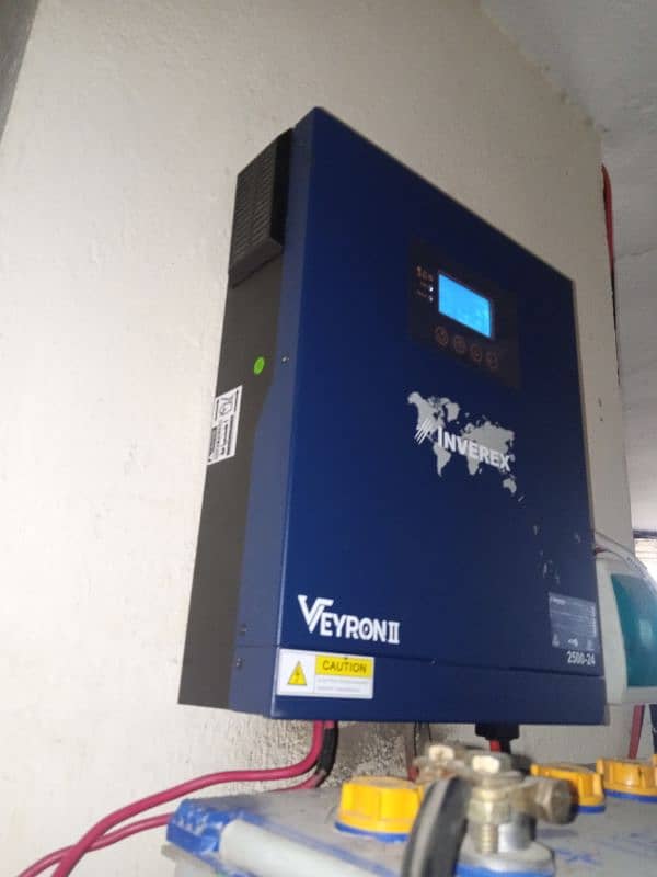 inverex 2.5 kw operate with battery or without battery 1