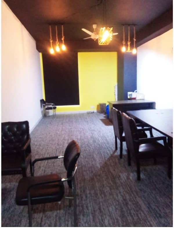 Area 560 square Feet Brand New Corporation Office Available For Rent in Gulberg 3 Lahore 0