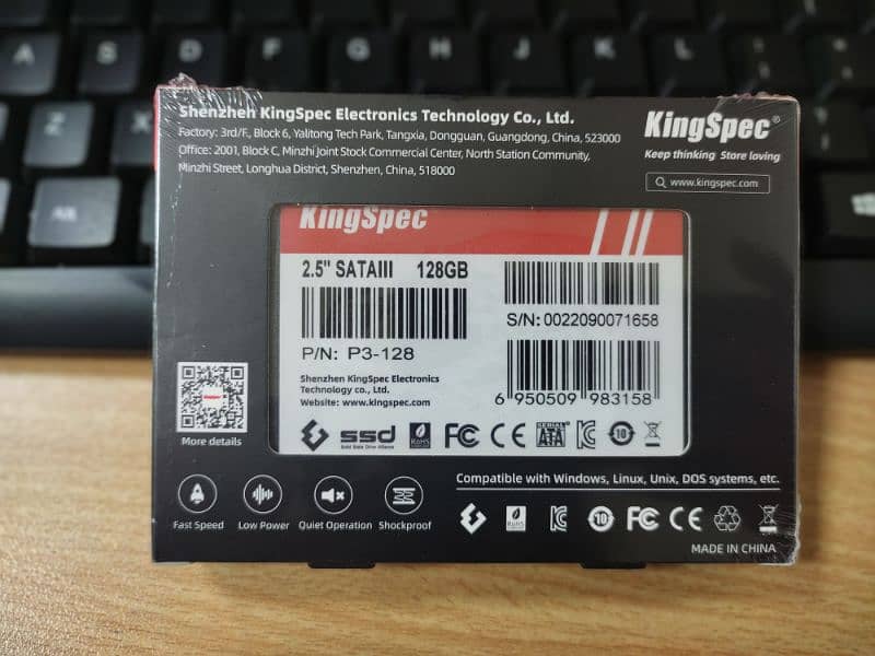 KingSpec SSD 128GB 2