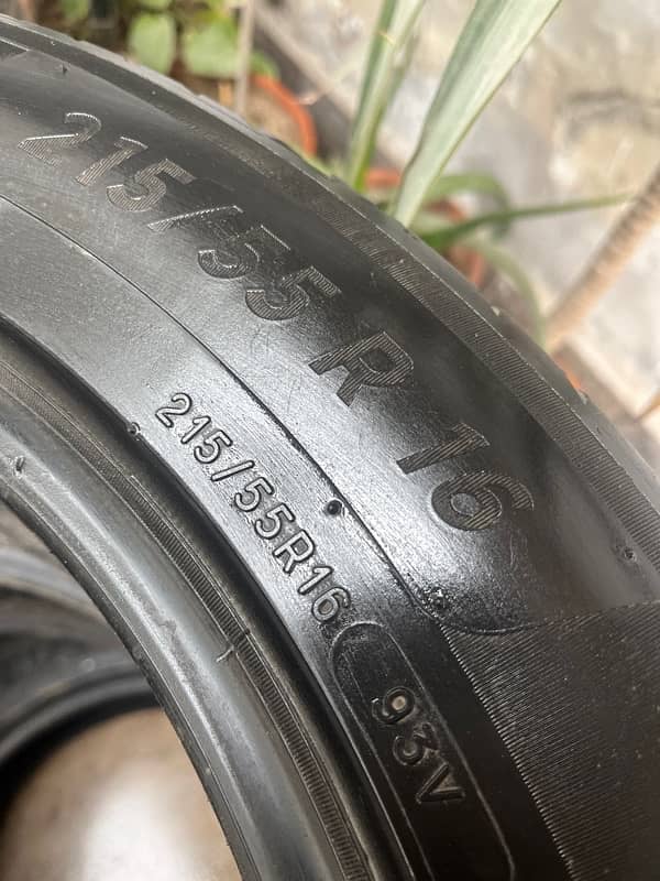 215-55-16 Michelin tyres 4