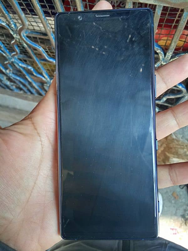 Sony Xperia 5 mark 1 blue colour glass back 1