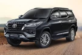 Rent a Fortuner and Corolla Cross with driver