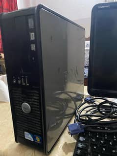 Dell Cpu / compaq LCD monitor/ All Cables and