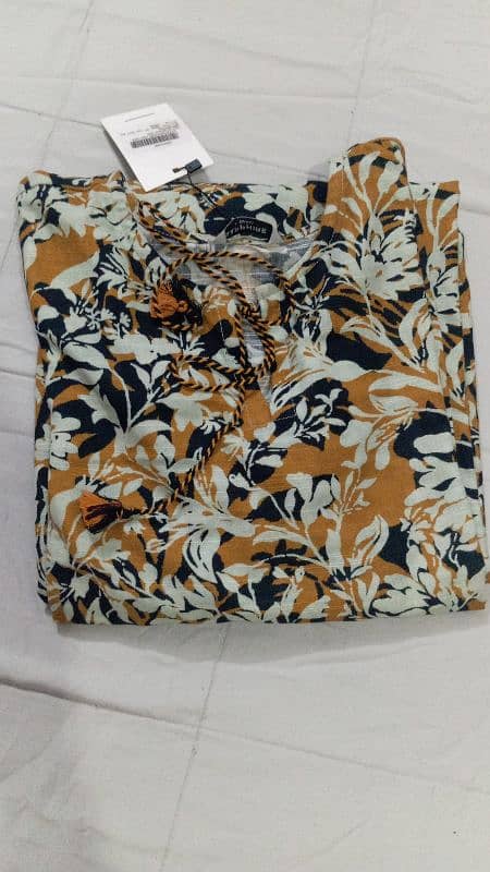 sapphire shirt printed lite khaddar 0