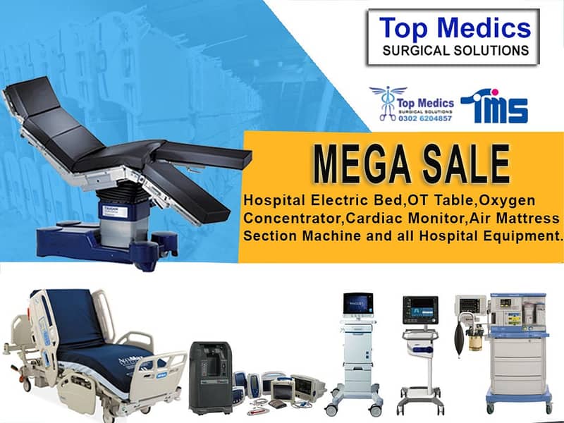 defibrillator/Ventilator/ Anesthesia Machine/ OT table/ Hospital bed 0