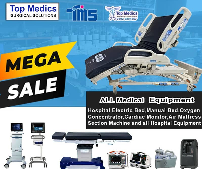 defibrillator/Ventilator/ Anesthesia Machine/ OT table/ Hospital bed 10