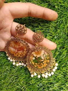 resin customized jhumka