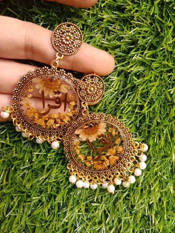 resin customized jhumka 1