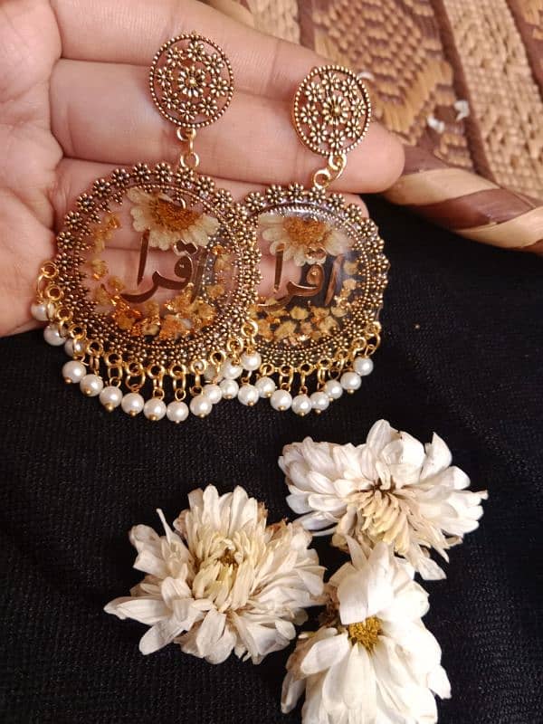 resin customized jhumka 2