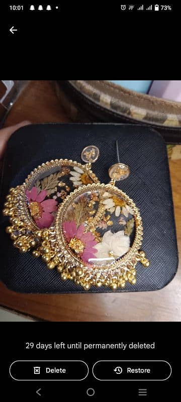 resin customized jhumka 4