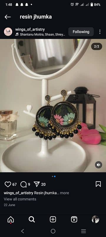 resin customized jhumka 10