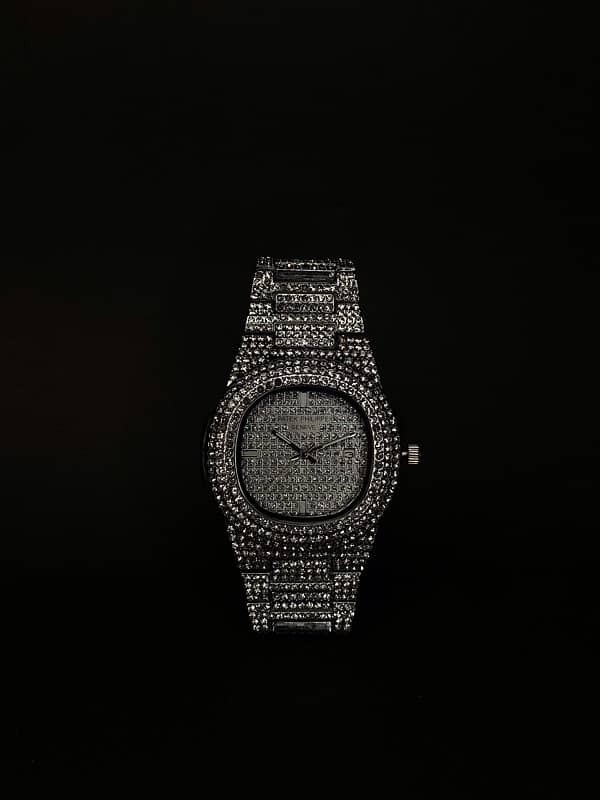 P. P watch iced dot 1