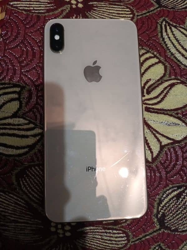 i phone xs max non pta front crack ha baqi no open repair 79 battery 1