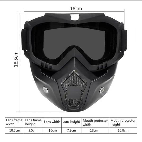 motorcycle dust proof motocross glasses 2