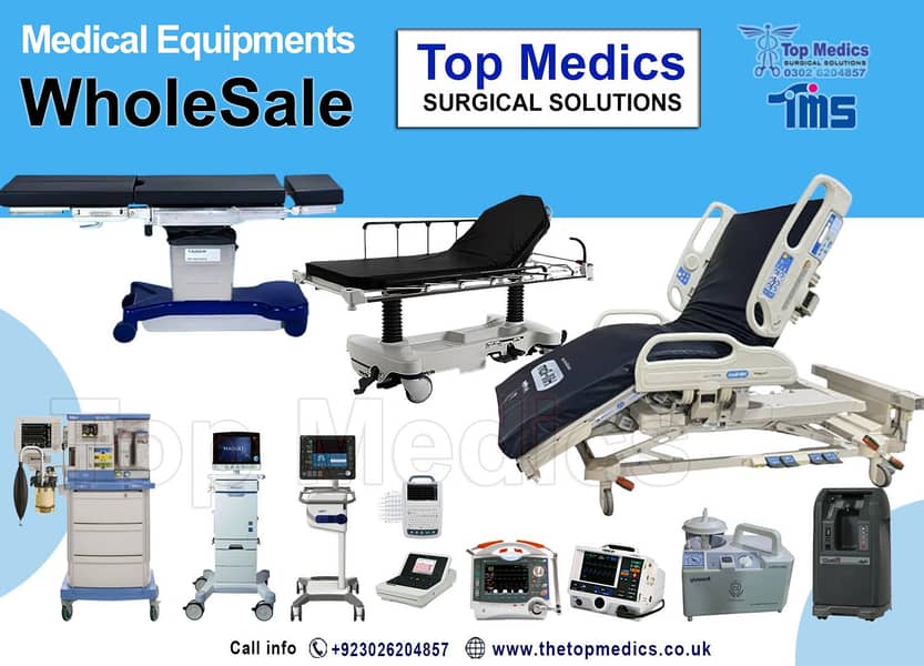 Oxygen concentrator/ Anesthesia Machine/Stretcher trolley/ Ventilator 2