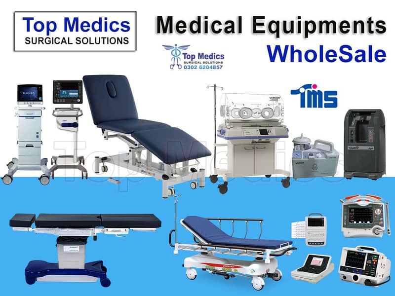 Oxygen concentrator/ Anesthesia Machine/Stretcher trolley/ Ventilator 6