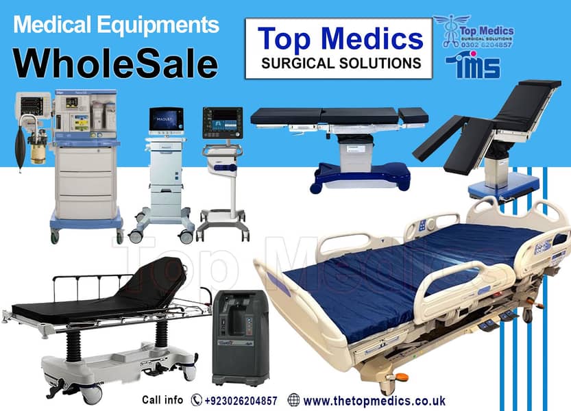 Oxygen concentrator/ Anesthesia Machine/Stretcher trolley/ Ventilator 7