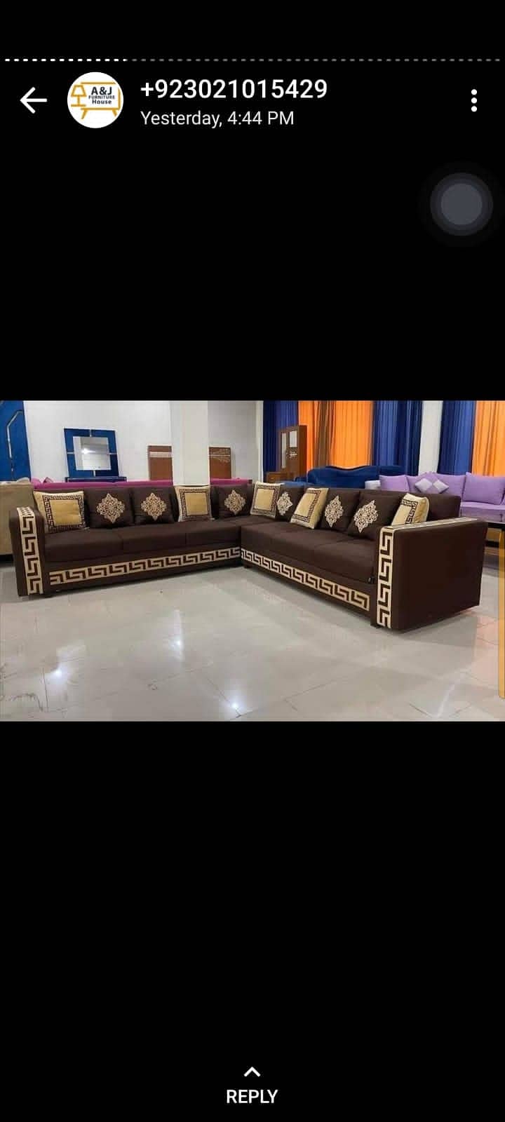 L shaped sofa/Sofa set / Corner sofa / Cheaster sofa /Poshish sofa 6