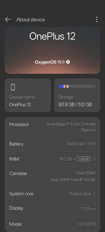 OnePlus 12 16/512 10 by 10 indian variant 4
