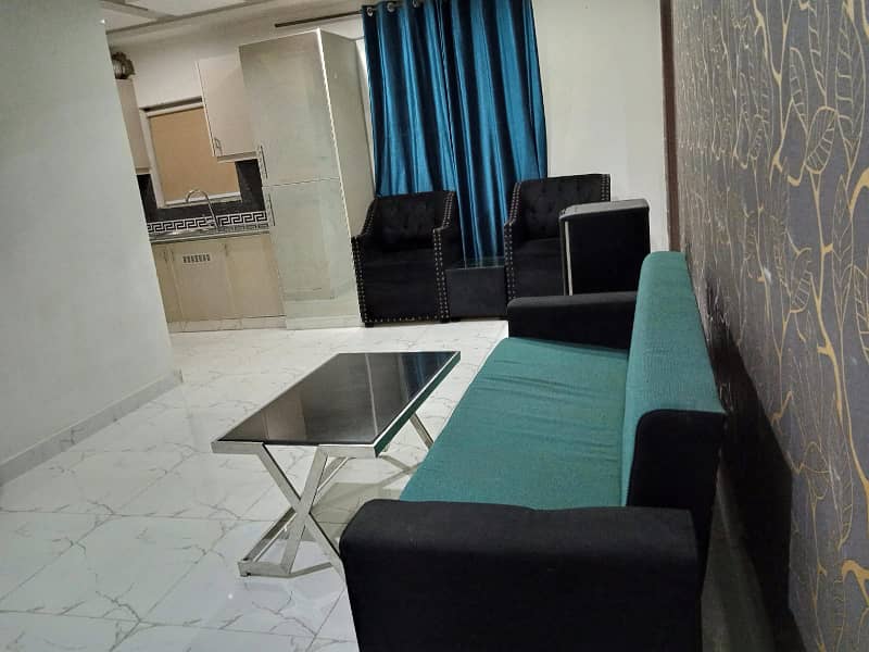 One Bed Furnished Apartment For Rent in Bahria Town Lahore 1