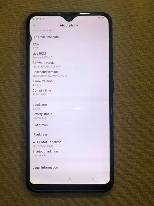 Vivo y91 64 GB Pta proved 7