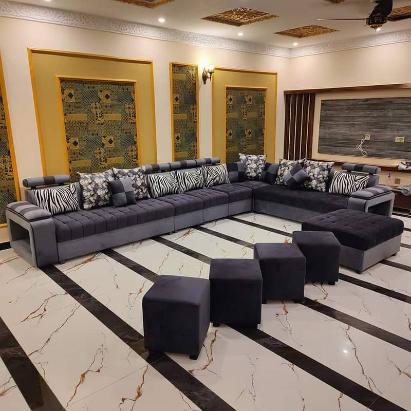 L shaped sofa set/Sofa set/6 seater l shape sofa/Corner sofa set 5