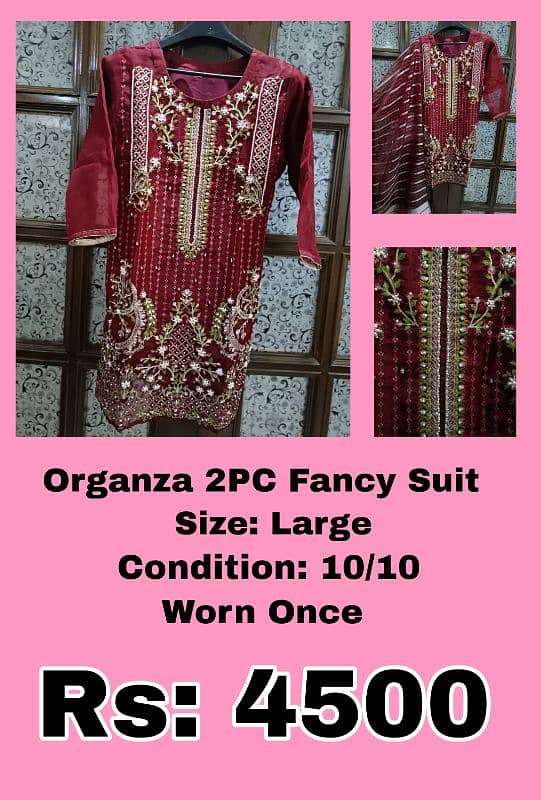 2PC organza suit 0