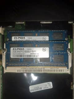 2 gb laptop ram like new 2 sticks