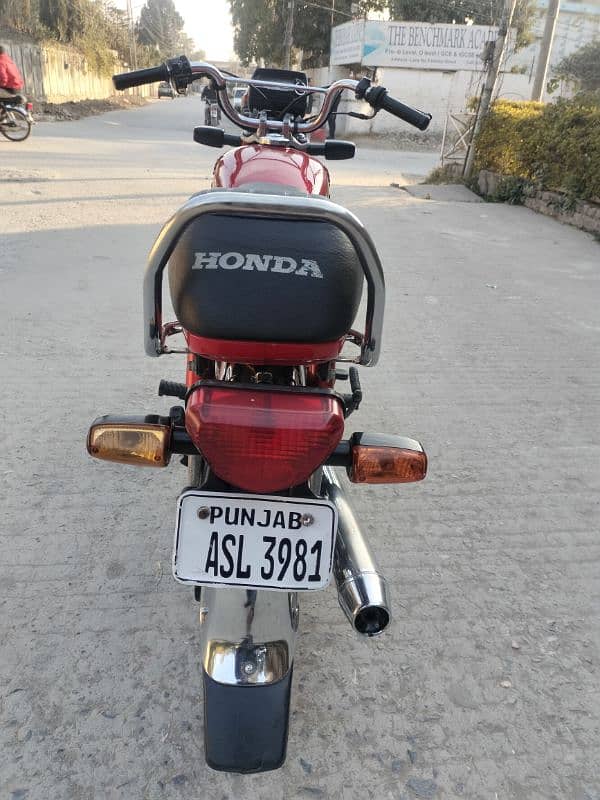 Honda CD 70 model 2023 Rawalpindi number 03055228242 4