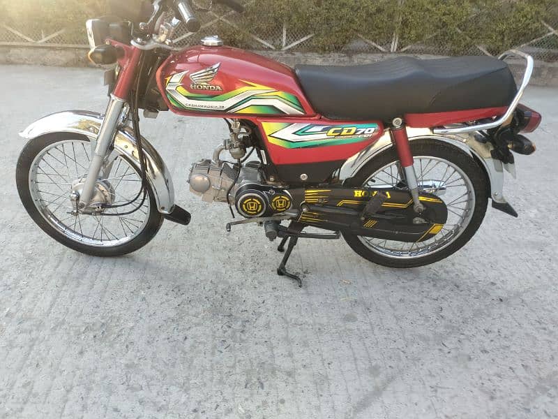 Honda CD 70 model 2023 Rawalpindi number 03055228242 7