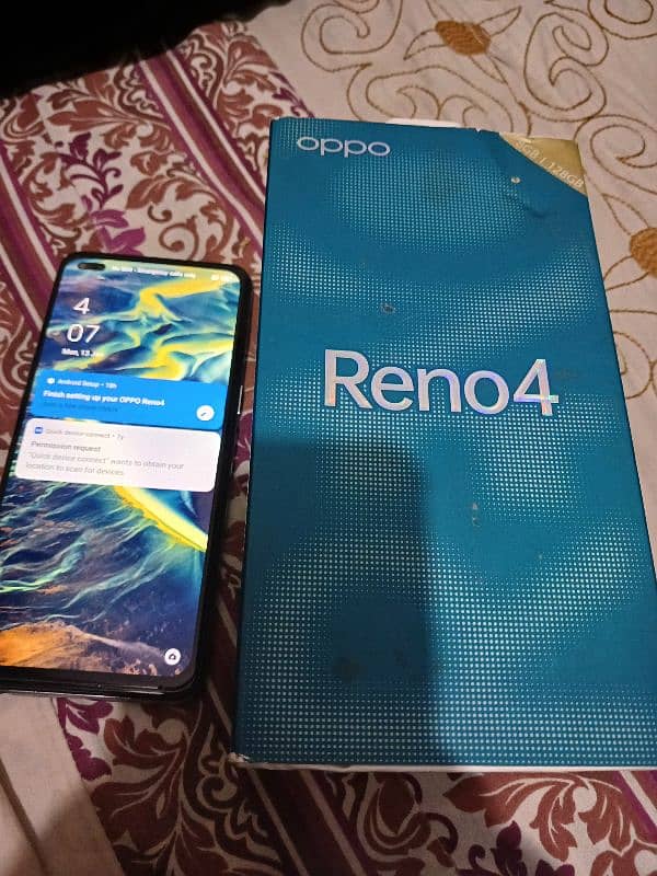 oppo reno4  128GB/ Ram 8GB 2