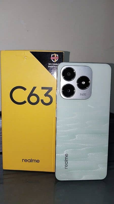 Urgent sale Realme c63 0