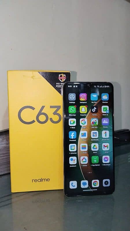 Urgent sale Realme c63 1