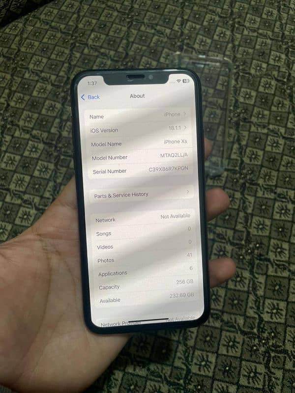 IPhone XS 256 GB Non pta 8