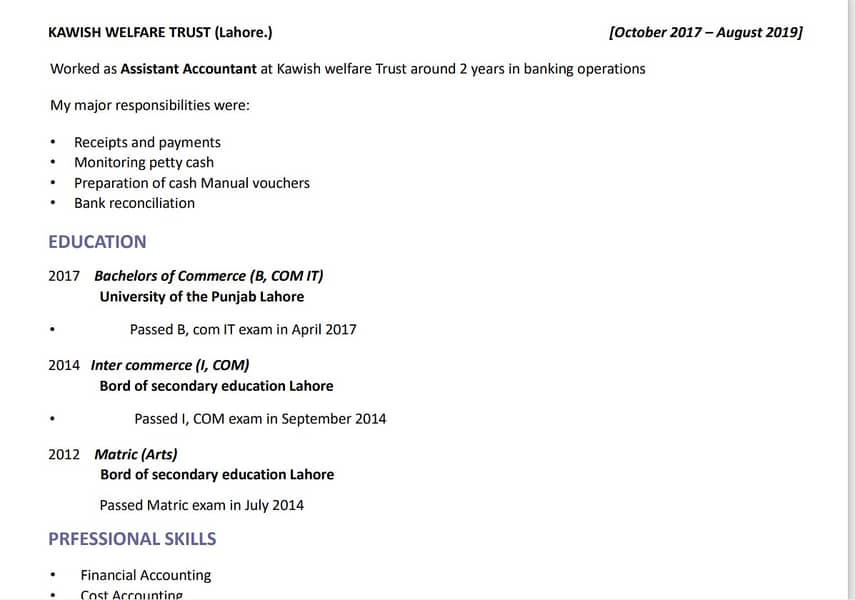 Accounts and Finance Execuitve 2