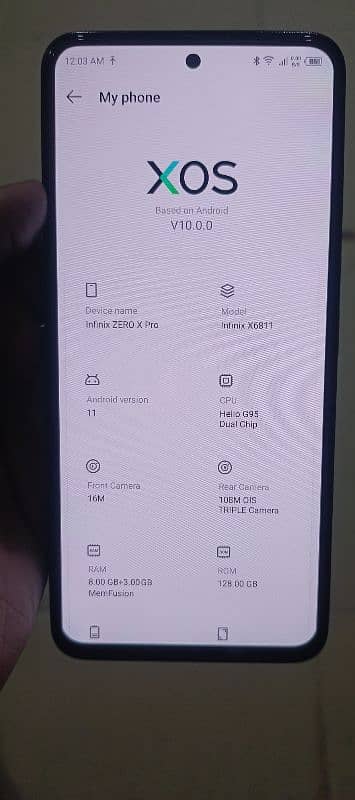 urgent sale Infinix zero x pro 8