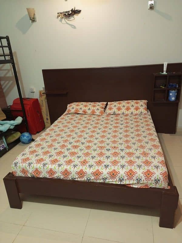 Designer Bed in new condition without Mattress 0