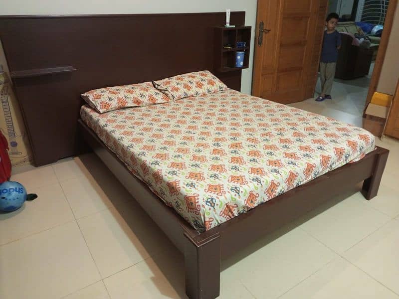 Designer Bed in new condition without Mattress 1