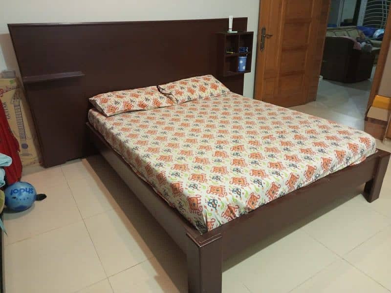 Designer Bed in new condition without Mattress 3