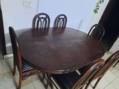 Sheesham Wood 6 Seater Dining Table