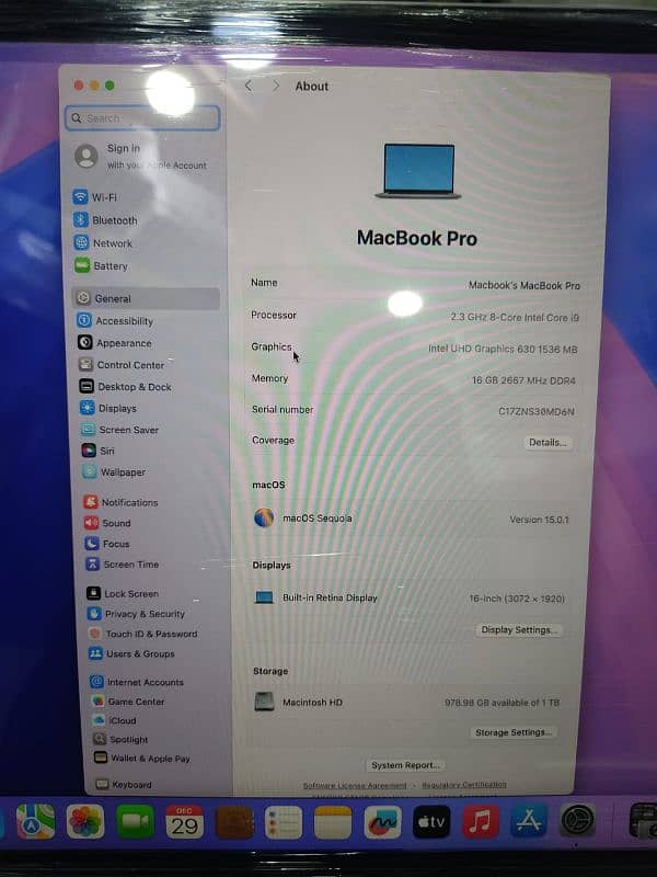 Mac book pro 2019 2