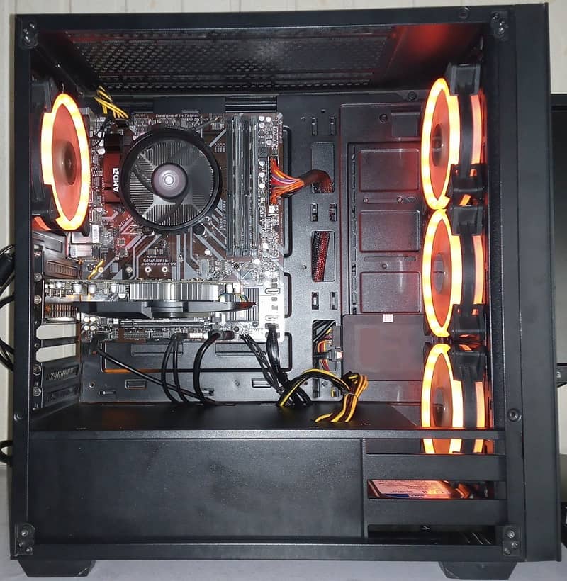 AMD Ryzen 5 2600 Budget Gaming PC with Asus GTX 1050 2GB DDR5 Graphic 0