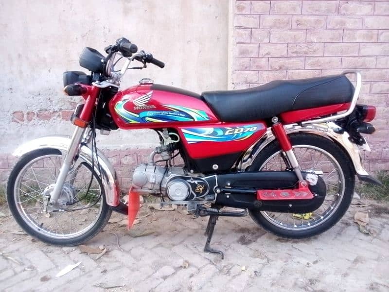 Honda CD 70 cc motorcycle 2024 model 3