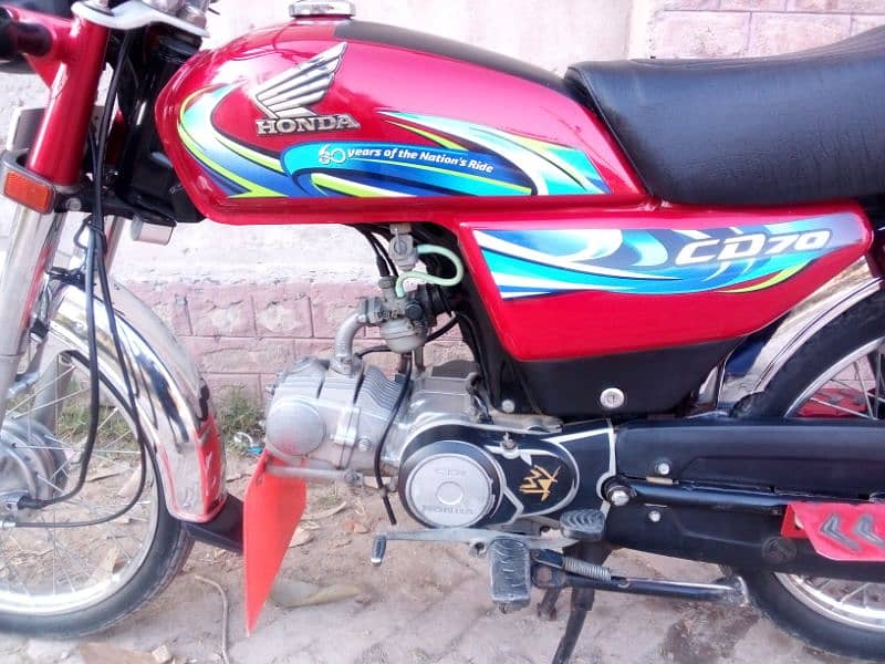 Honda CD 70 cc motorcycle 2024 model 4