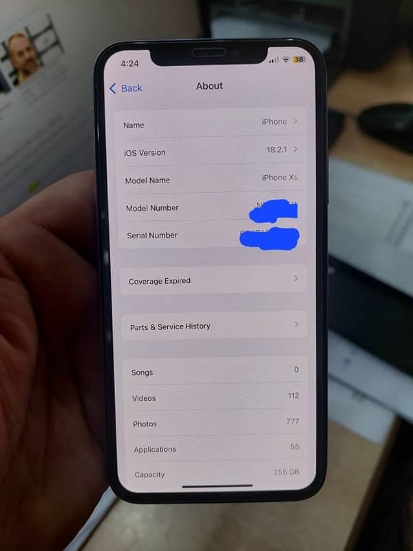 Iphone XS 256 Gb Dual PTA ( physical + esim) 2