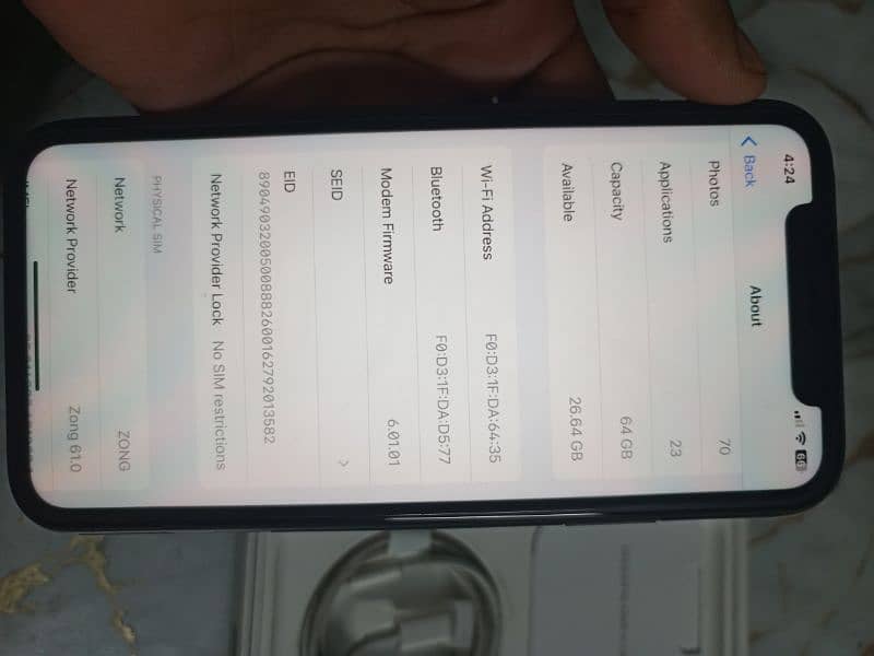 Iphone 11 Non pta factory unlock sim working only box open 7