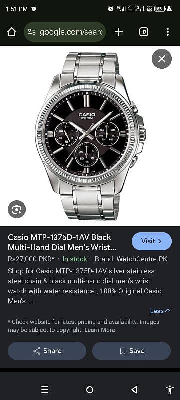 Casio and La cavalera men's watch it's original came from saudi Arabia 19