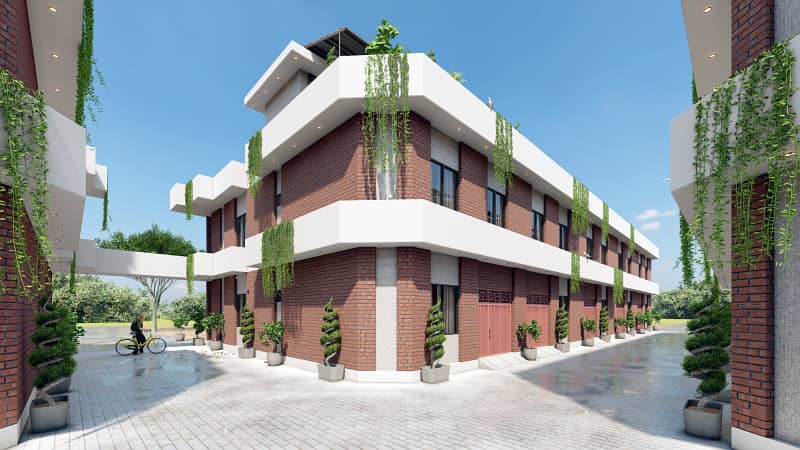 5MARLA BRAND NEW HOUSES FOR SALE ON 1YEAR INSTALLMENTS IN MUSTAFA TOWN NEAR WAHDAT ROAD 2