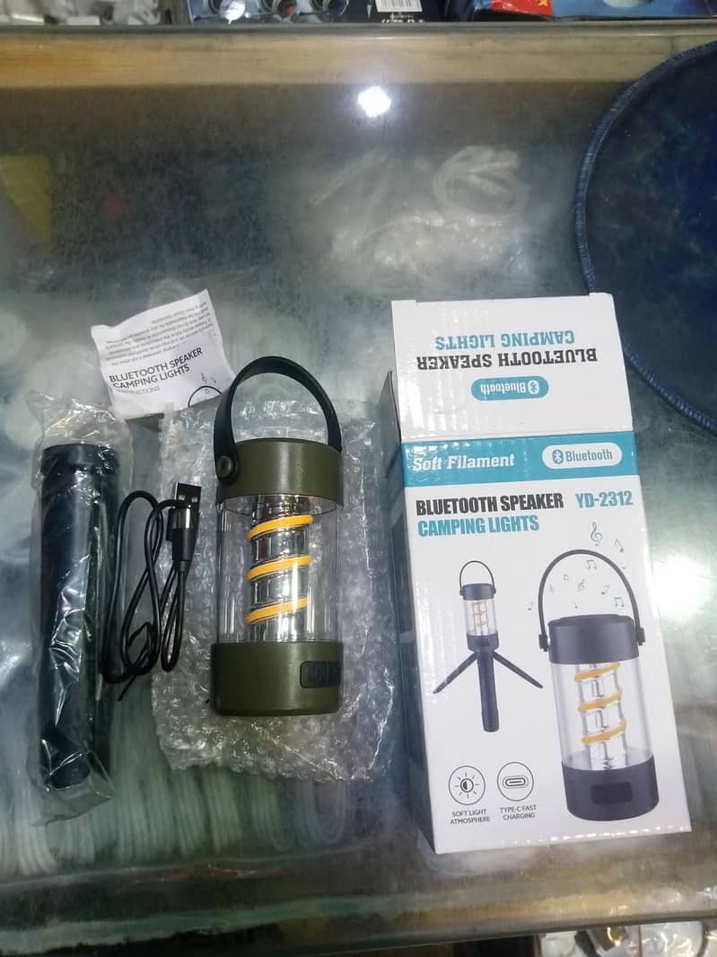 Box pack original bluetooth speaker plus camping light best quality 5